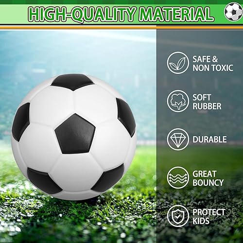 Miniatura 4 de Juego de 5 pelotas de fútbol de 6 pulgadas con bomba