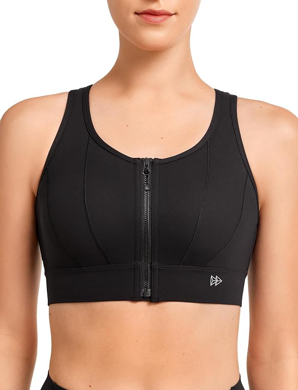 Front Closure High Impact Sports Bra for Women