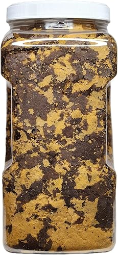 Miniatura 2 de 40% de color de gusano de seda brillante en hojuelas premium para koi, peces de estanque y todos los peces tropicales. Aquatic Foods Premium