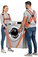 Vista 7 de Ytonet Correas de Mudanza, Sistema de Elevación y Movimiento para 2 Personas con Soporte Trasero Acolchado, Correas de Elevación para Mover Muebles