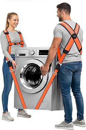 Ytonet Correas móviles, sistema de elevación y movimiento para 2 personas, correas acolchadas en forma de X para dispositivos de elevación, correa