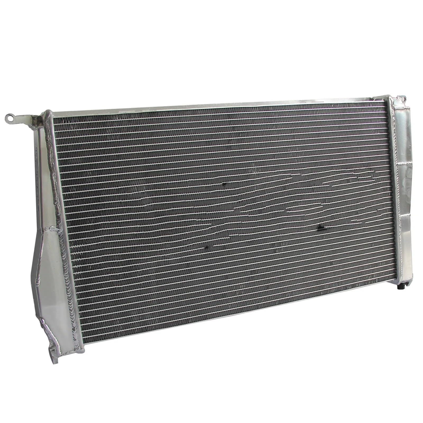 Radiador con tapa Radiador de aluminio para BMW 135i, 335i, 335is, 335xi, X1, E84, 3.0L, L6, 2007-2016, transmisión automática AT, 2 filas Tapón de Drenaje