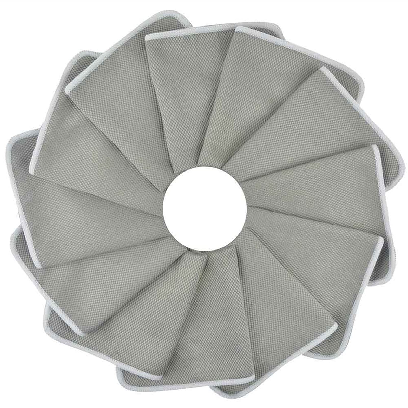 Asciugamano in acciaio inox di pulizia di lucidatura in microfibra in microfibra (Color : Purple, Specification : 10 pieces)