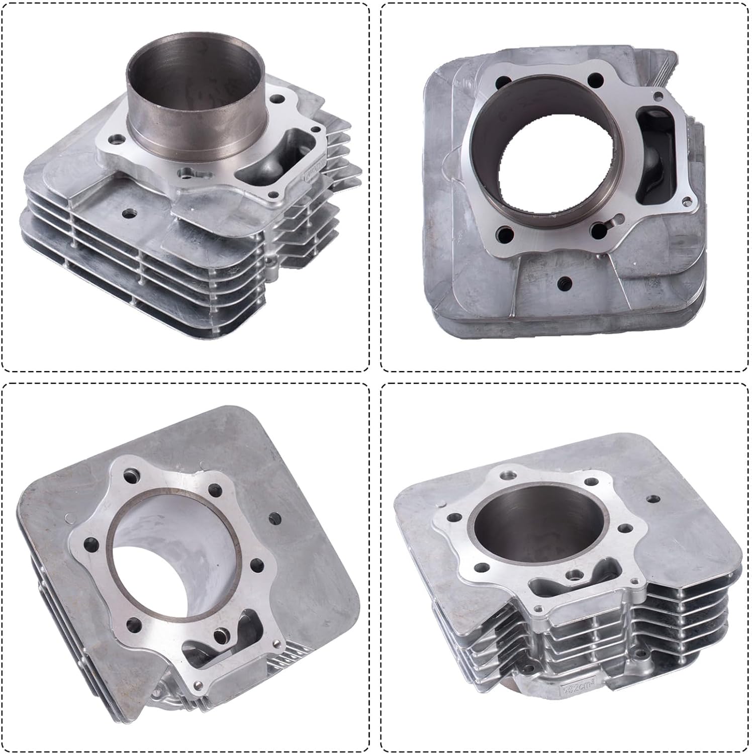 Top End Cylinder Piston Gasket Kit Fit for Honda Foreman 450 TRX450 TRX450S TRX450ES TRX450FE TRX450FM 4x4 1998-2004, Rebuild Kit Compatible with 12100-HN0-A00