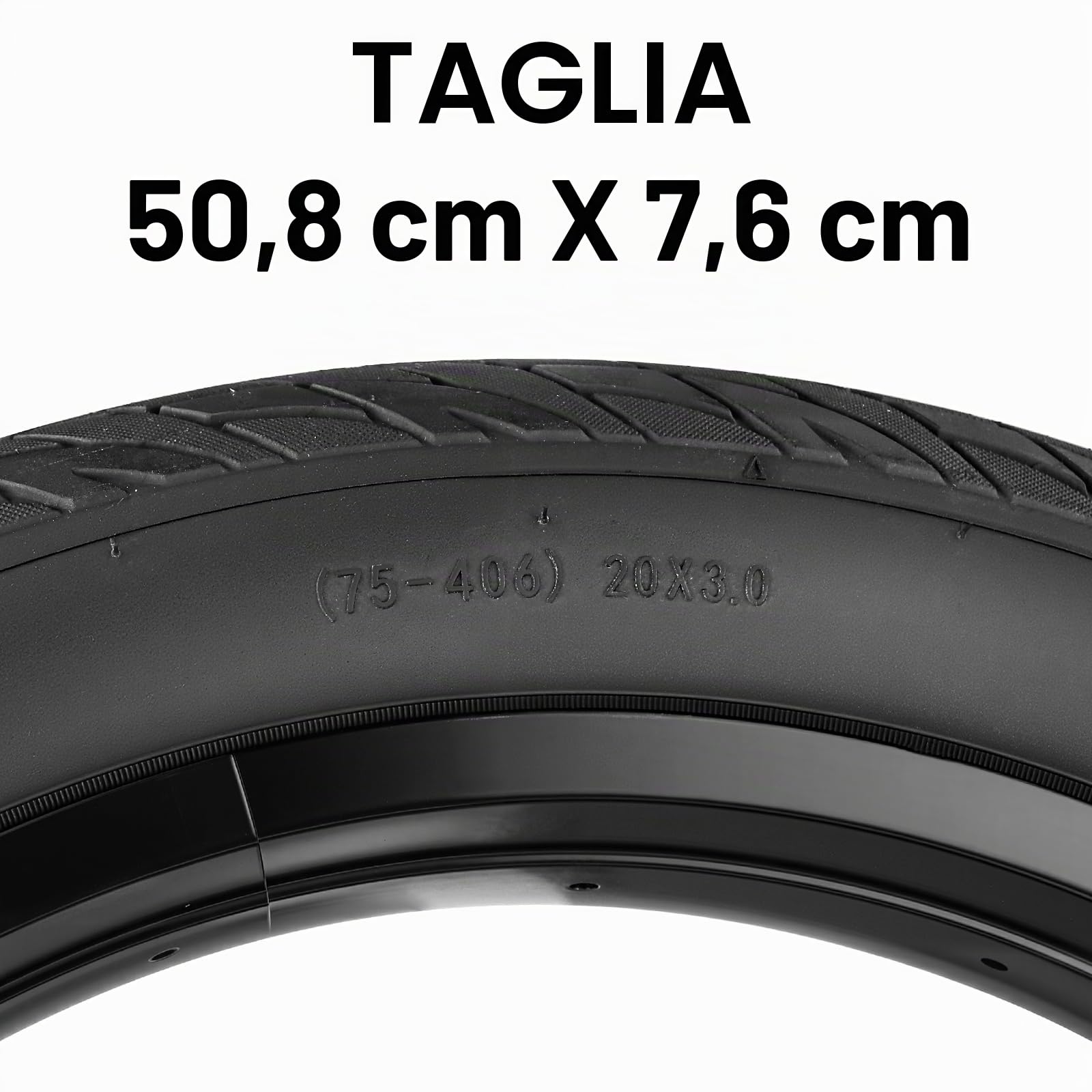 20 x 3,0 pneumatici per biciclette/Fat Bike Tire/guaina per bicicletta, pneumatici ad alte prestazioni per avventure e uso quotidiano