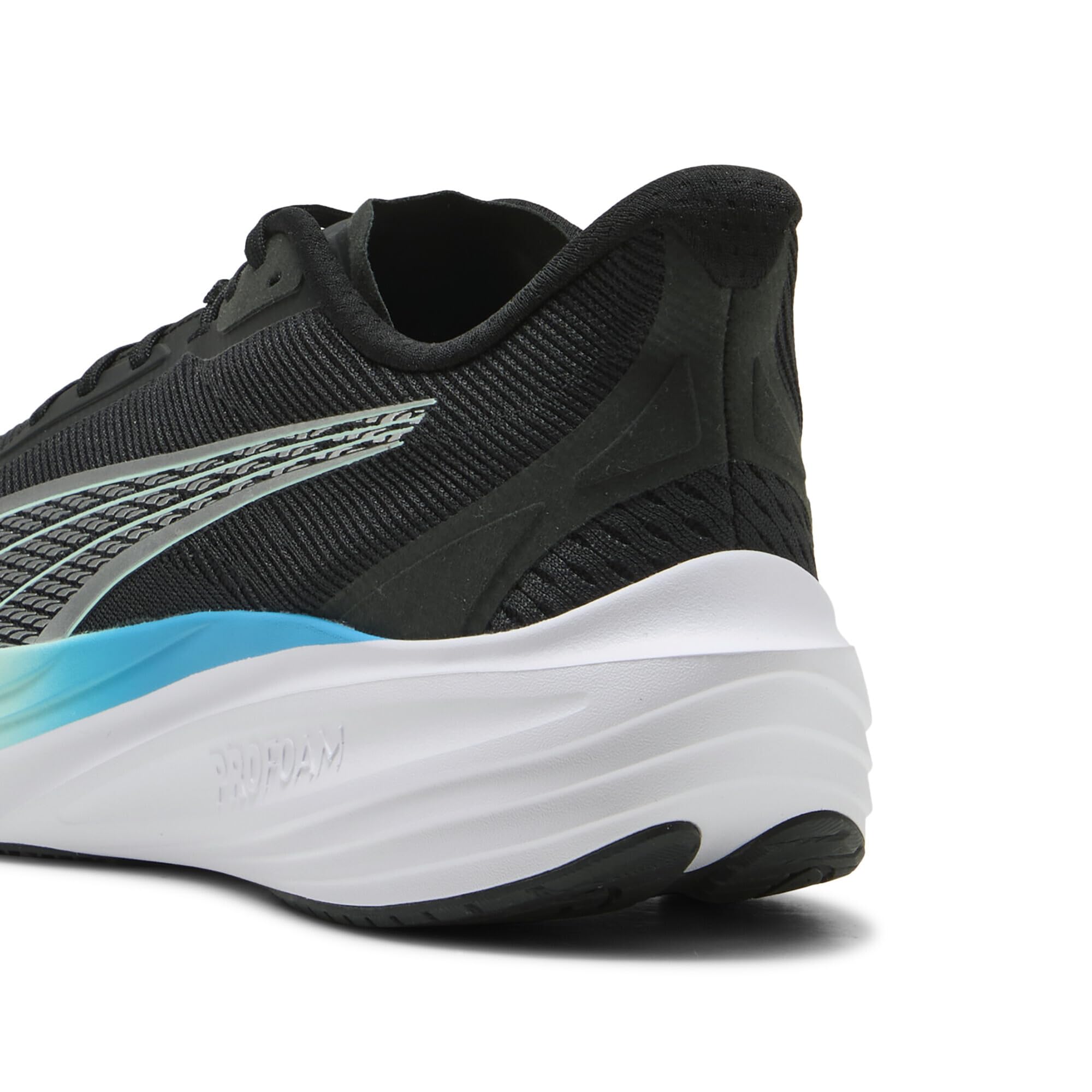 Puma Unisex Darter ProRoad Laufschuh, Puma Black Puma Silber Mint Melt Speed Blau, 46 EU