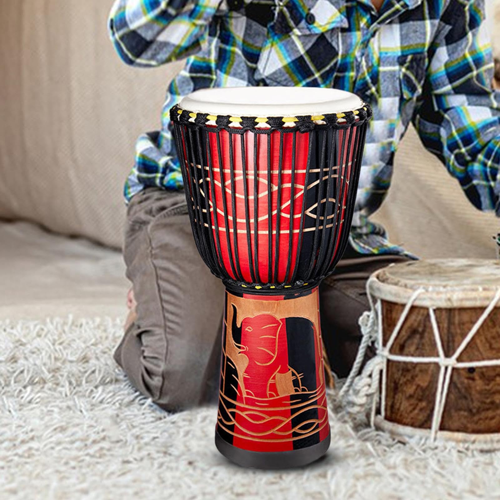 Tambini bongo per bambini, batteria africana per bambini Drum a mano