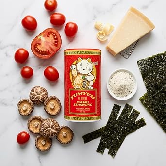 YUMYUM Umami Seasoning Powder, 7.05 oz - All-Purpose MSG Umami Seasoning for Meat, Stir-Fry, Eggs, Fried Rice, Popcorn & Soup - Gluten-Free & Vegan, Chef-Made