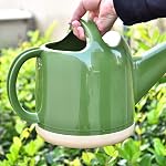 NOBONDO L'arrosage peut longue rainure 1 Gallon avec l'asperge Tête pour la maison Plante intérieure extérieur Fleur décoratif pot de jardin moderne (4L, Vert)