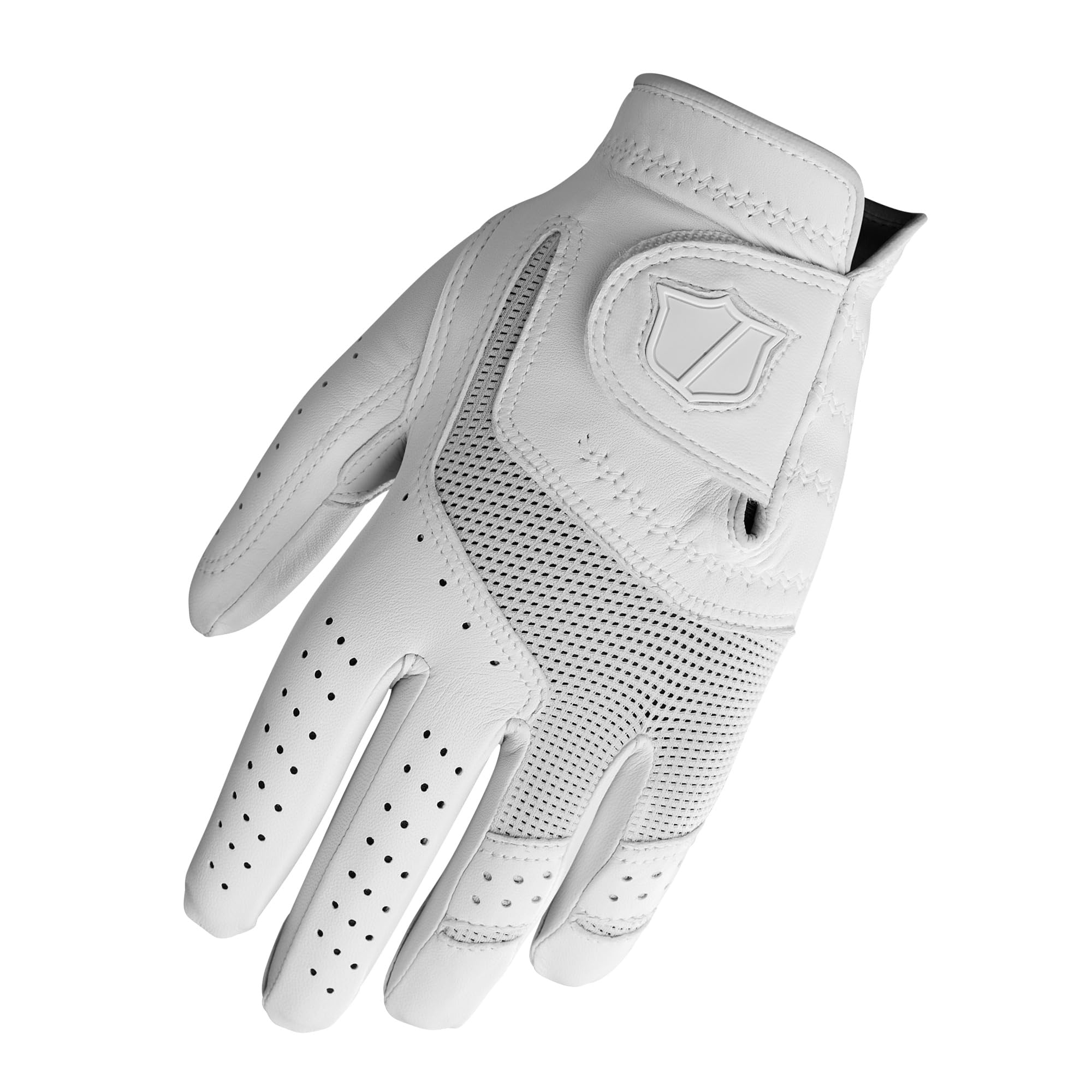 WILSON Staff Conform Golf Glove - Women's Left Hand, White, Small