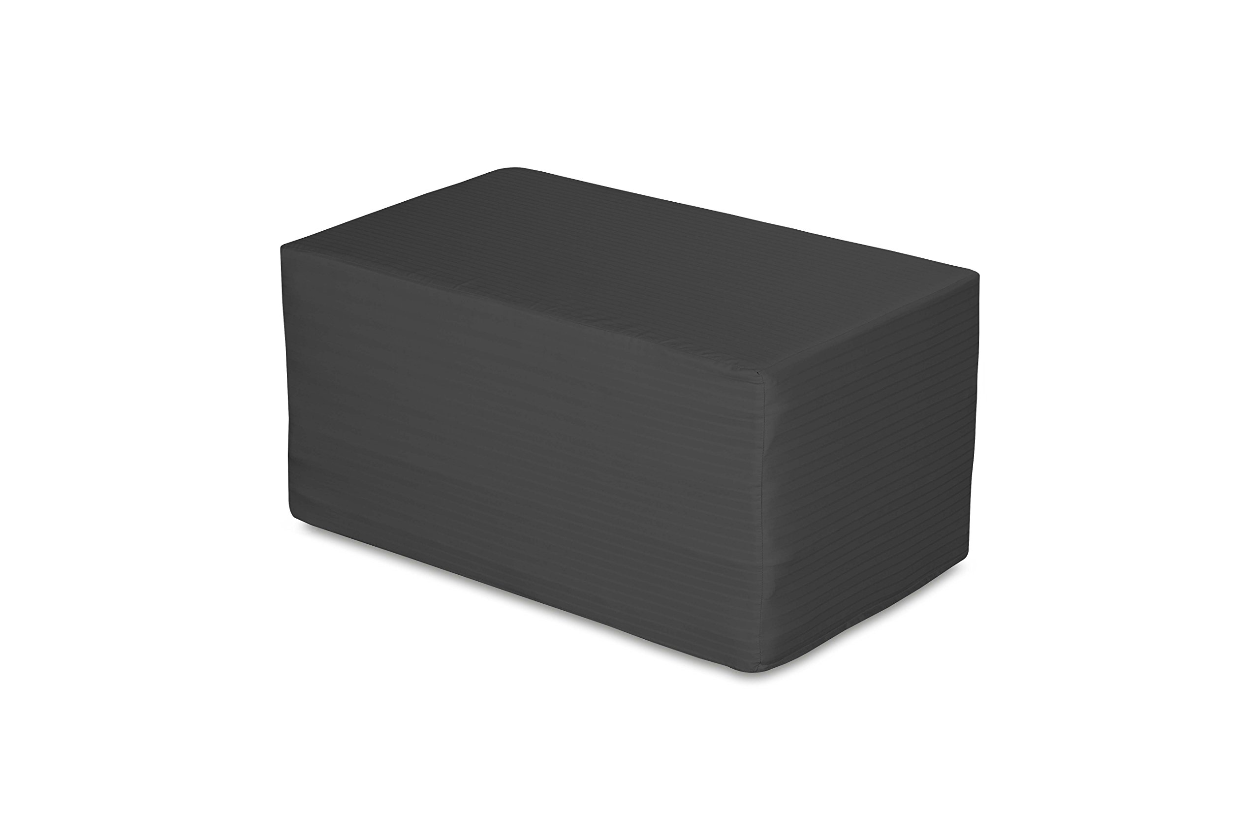 EVERGREENWEB - Futon-lit, Matelas Gain de Place Simple 80x190-10 cm de Haut, Pliable en 4 pièces et Transformable en Pouf, Couverture, déhoussable, adapté à Tous Les sommiers, modèle Galaxy, Noir