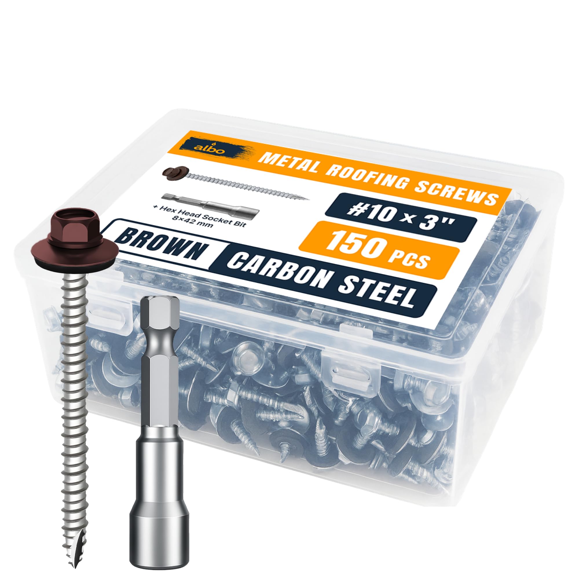 Metal Roofing Screws - EPDM Washers -10