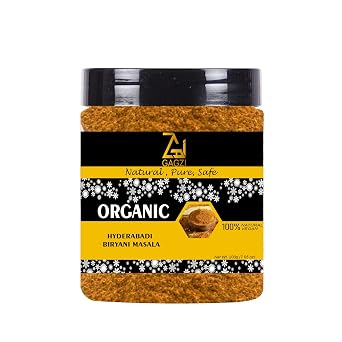 GAGZI Natural Spices Hyderabadi Biryani Masala 200 Gram | Packing May Be Vary Pack Of 1