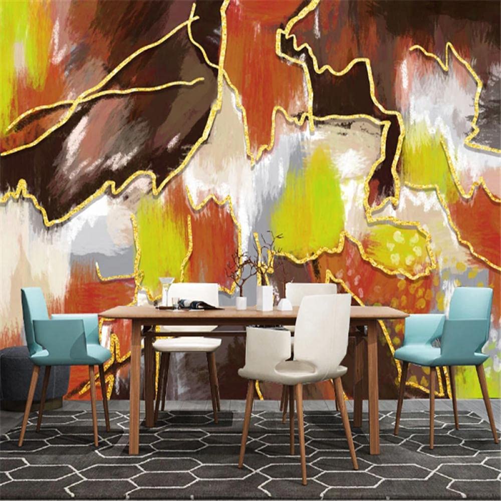 Sfondi Personalizzati Astratto Stile Nordico Tv Sfondo Pittura A Olio Arte Murales Immagini Per Soggiorno Camera Da Letto Home Decor 250Cm(W)×175Cm(H)