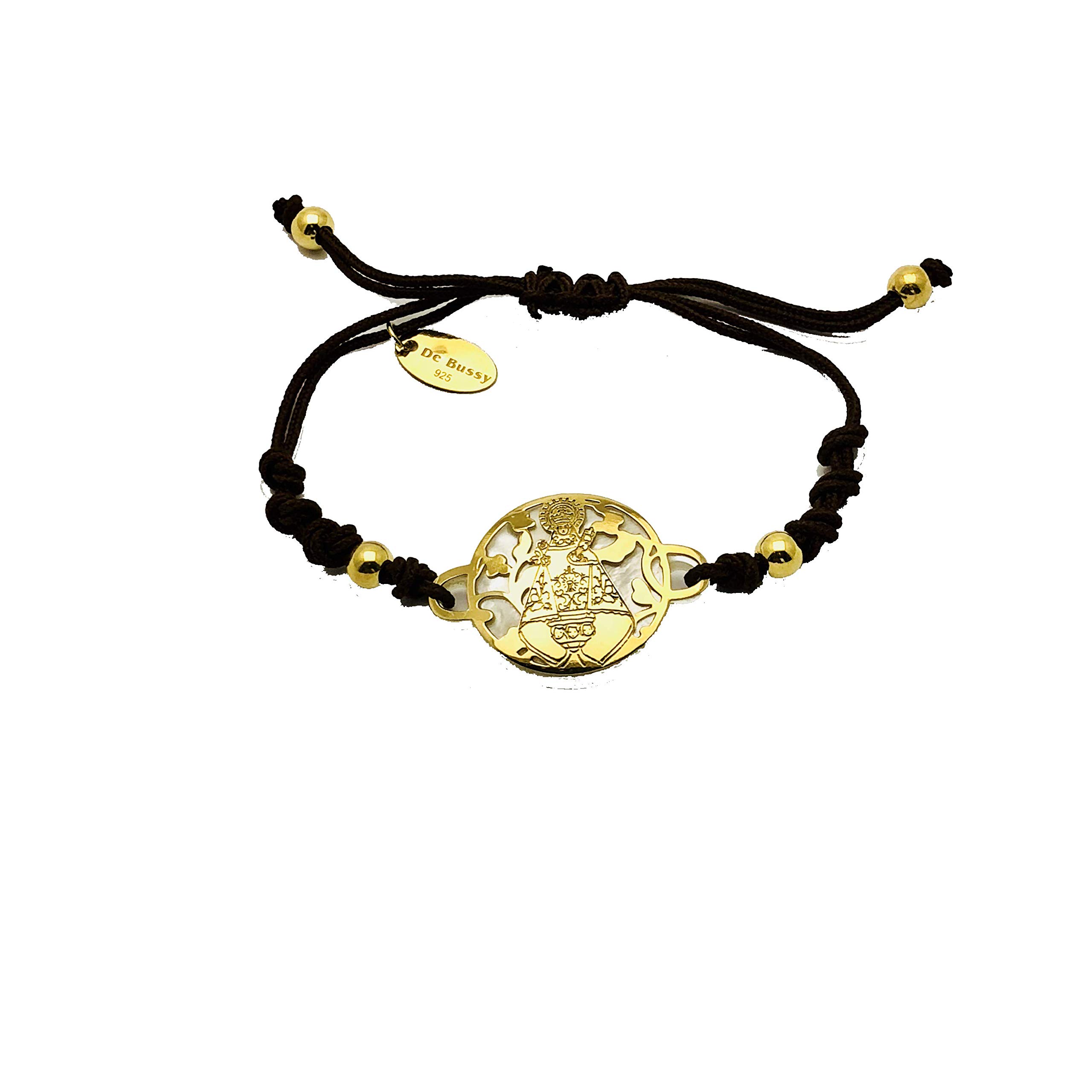Bracelet Covadonga en argent sterling 925 et nacre blanche