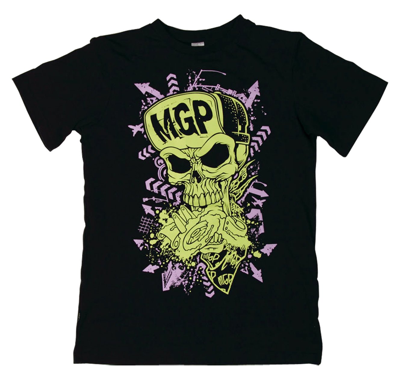 Madd Gear MADD Hatter Tee (Black/Small) Clothing, Shoes & Accessories