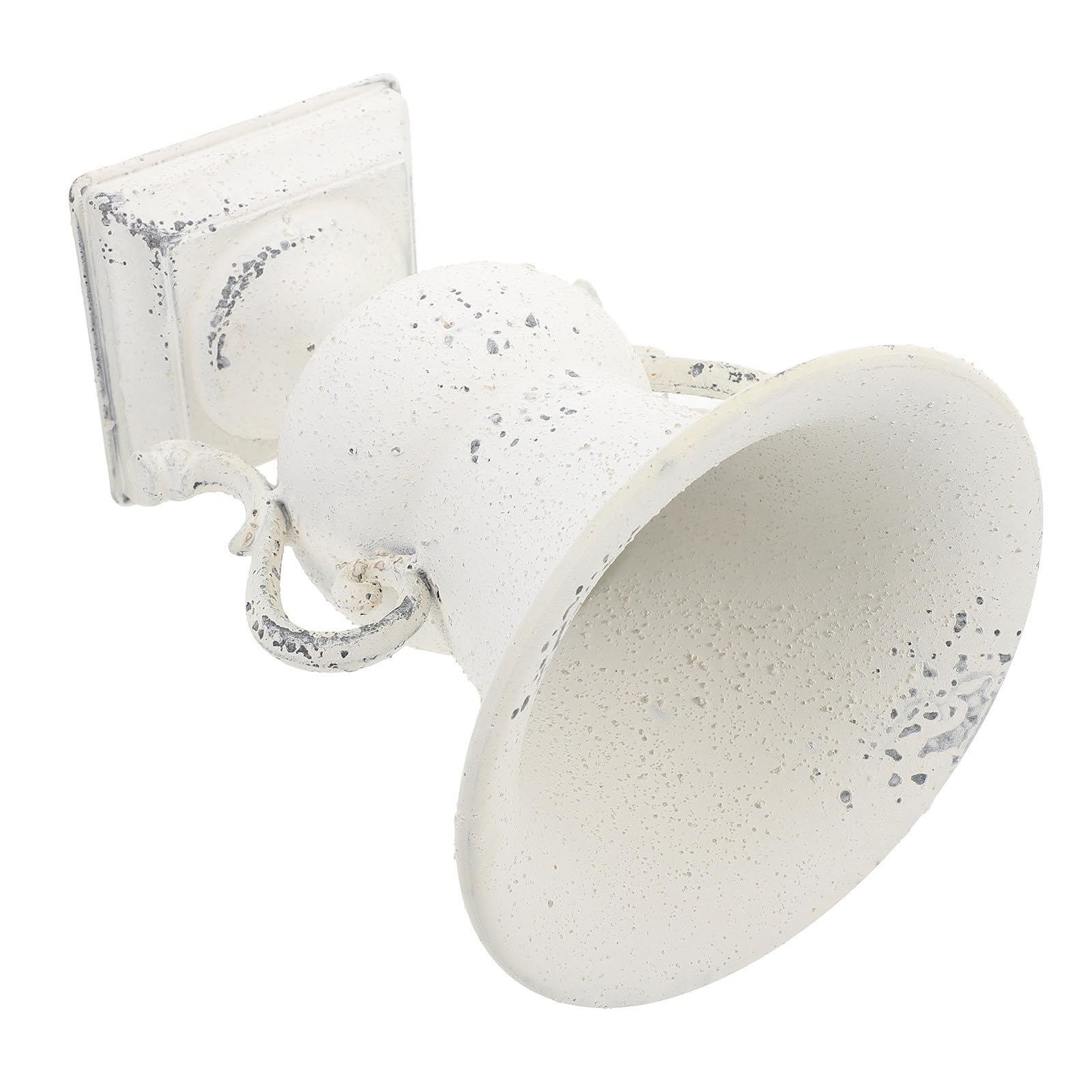 Jardinière en fer blanc FRCOLOR : vase rétro vintage résistant au soleil pour déco maison élégante