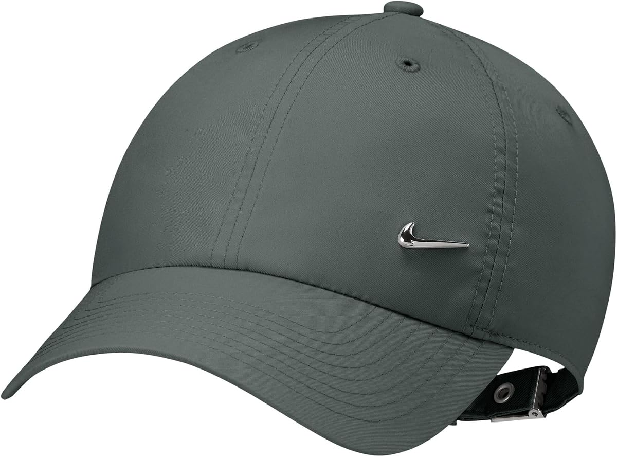 Nike Gorra unisex para adultos Dri-FIT Club sin estructura con Swoosh de metal | Hombres y mujeres