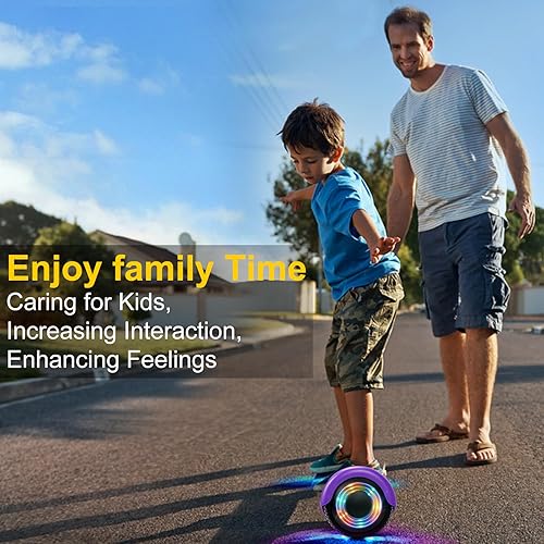 Miniatura 8 de LIEAGLE - Aeropatineta de 6.5 pulgadas, autoequilibrante, ruedas con certificado UL2272, luces LED, para adultos y niños