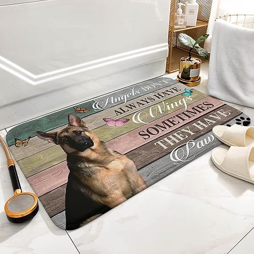 Miniatura 5 de Tapete de pastor alemán para la entrada del hogar, tapetes para la puerta delantera de la casa, tapete para interiores y exteriores, tapete de