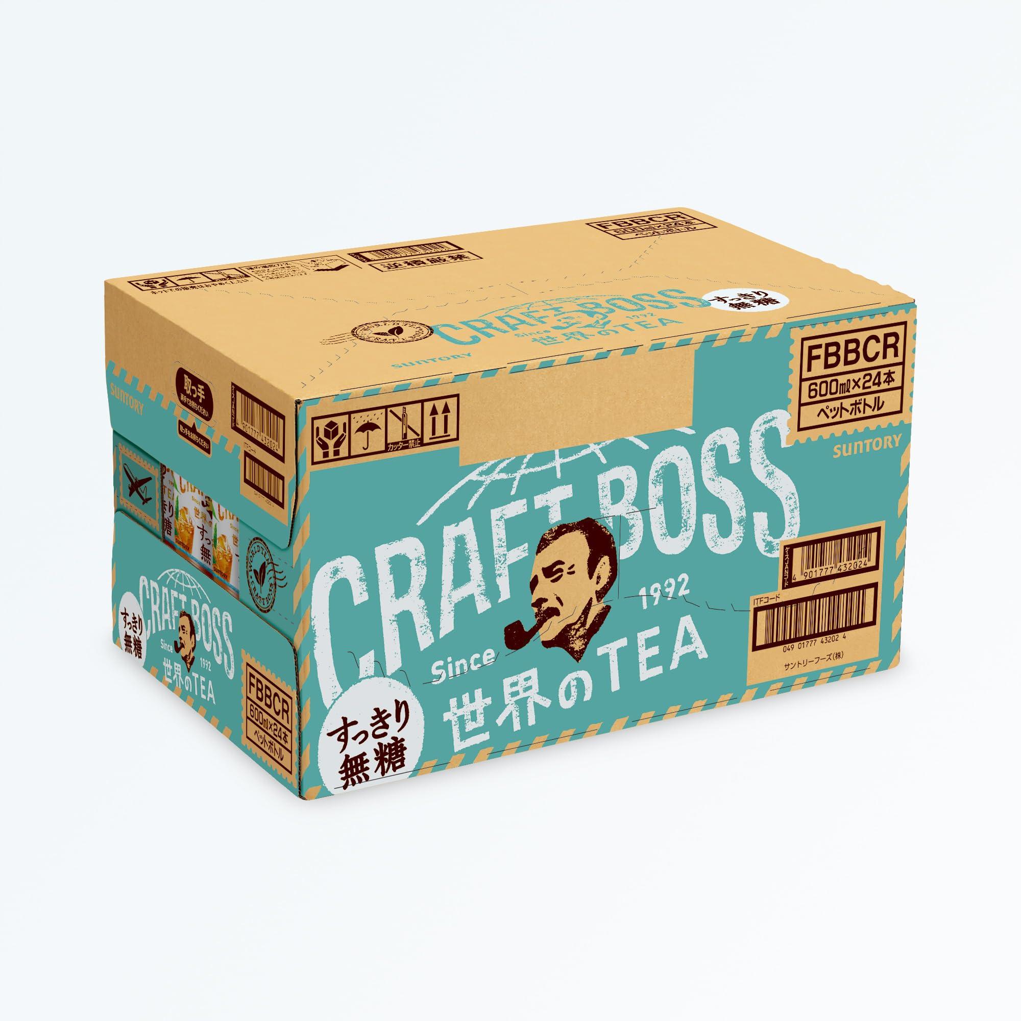 ボス クラフトボス ブルー無糖セイロンティー24本