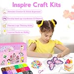 5mm Fuse Perles Kit pour les artisanats pour enfants - 48 Ensemble de perles couleurs avec pegboard, papiers et accessoires de ronflement, perles fuse 2 Boîtes,Kit d'art et d'artisanat pour enfants, Cadeau d'anniversaire de Noël pour les filles & Hommes