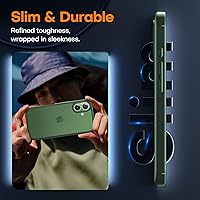 Vista 519 de TAURI Funda magnética 2 en 1 transparente para iPhone 14 Pro, compatible con Magsafe [no amarillenta] con protector de pantalla, protección de grado