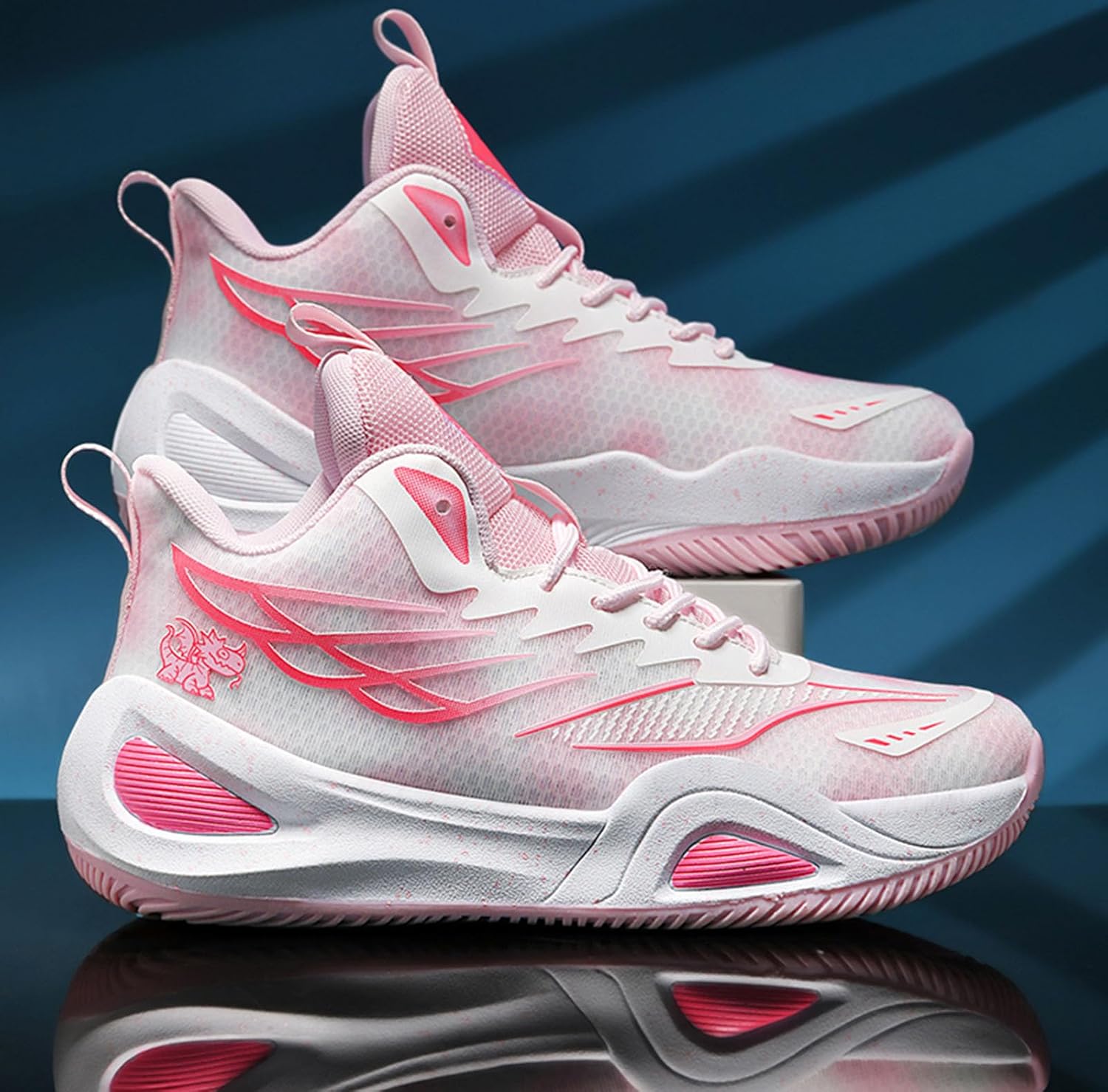 Men's Sports Non-Slip Breathable Real Training Basketball Shoes Fashion Comfortable Cushioning Fitness Sneakers Outdoor Running Walking Shoes