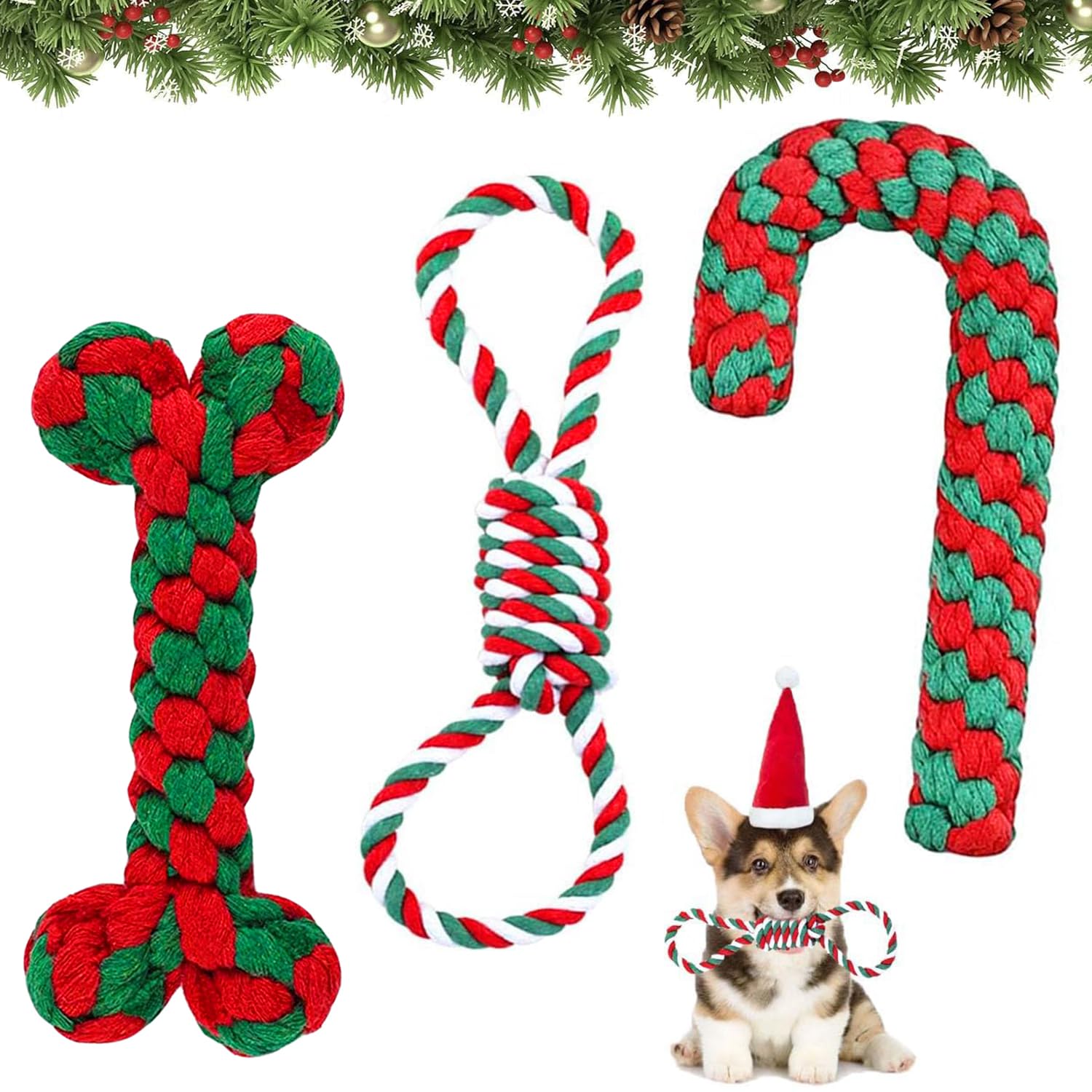 WUWENY Corda Per Bastoncini Di Zucchero Di Natale, 3 Pezzi, Giocattolo WUWENY Corda Per Bastoncini Di Zucchero Di Natale, 3 Pezzi, Giocattolo
