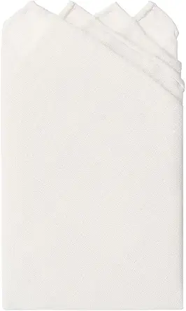 Jacob Alexander Linen Handrolled 15" x 15" Pocket Square Hanky