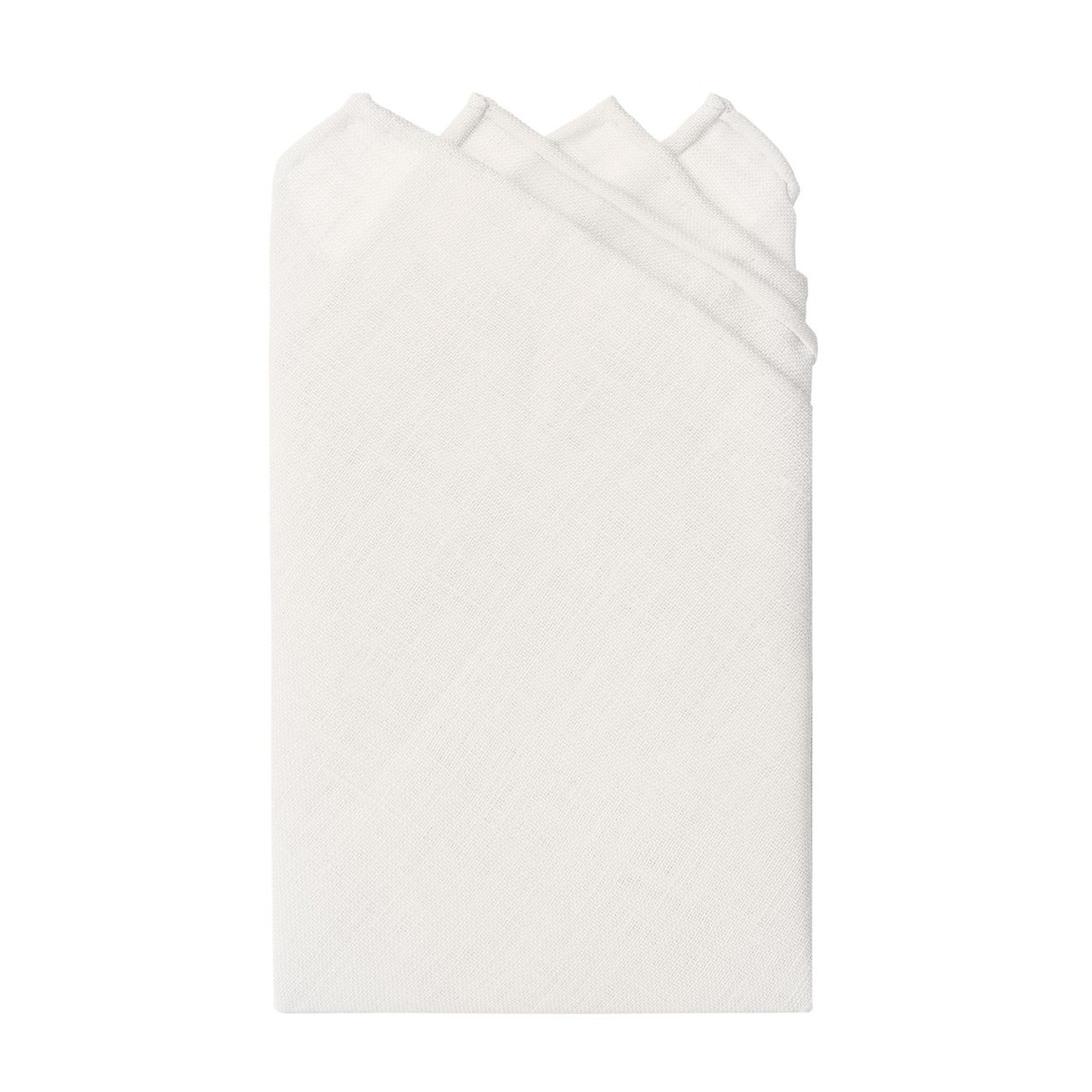 Jacob Alexander Linen Handrolled 15" x 15" Pocket Square Hanky