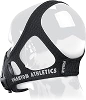 Phantom Athletics Edzőmaszk - Állítható Légzésellenállás Sportolóknak, S Méret, Karbon Szín, Futáshoz, Kerékpározáshoz 2