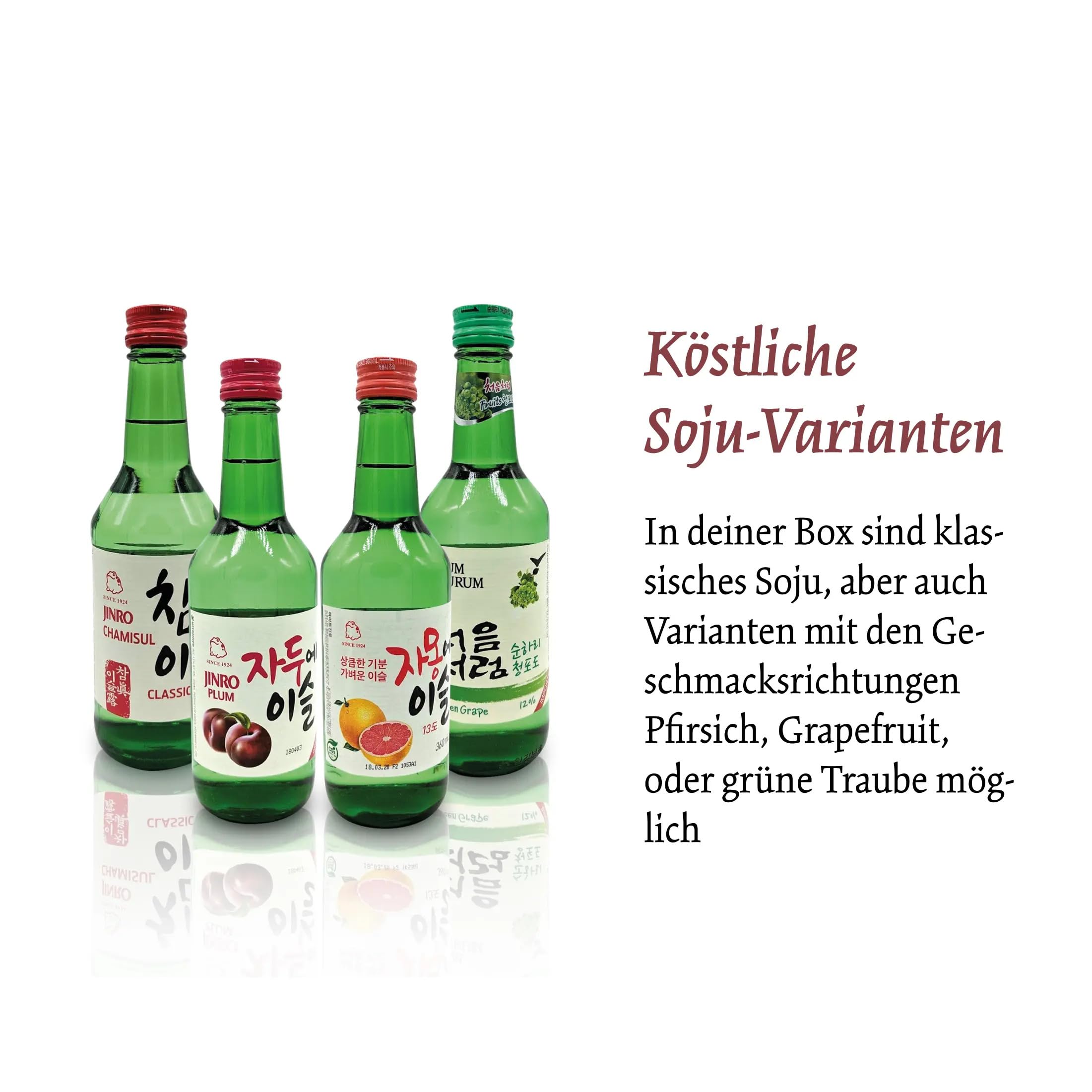 Sulsul Mix - Box mit 6 alkoholischen Getränken aus Korea - Ausgewählte Mischung aus vielseitigen koreanischen Getränke Spezialitäten