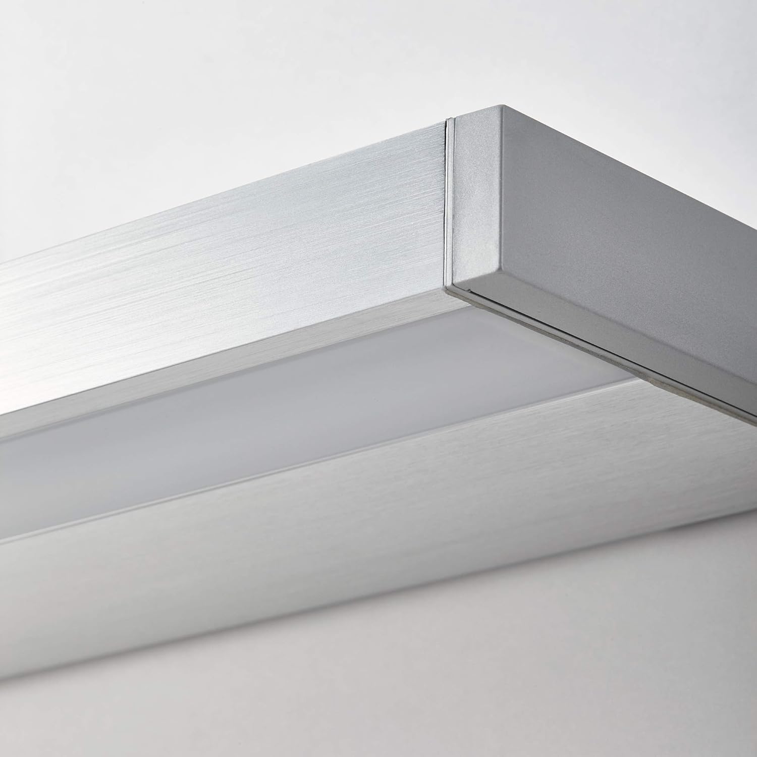 Close-up view of the GODMORGON LED light unit