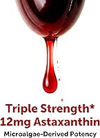 Vista 4 de Micro Ingredients Astaxantina 12mg Antioxidante MCT-Aceite Inmune