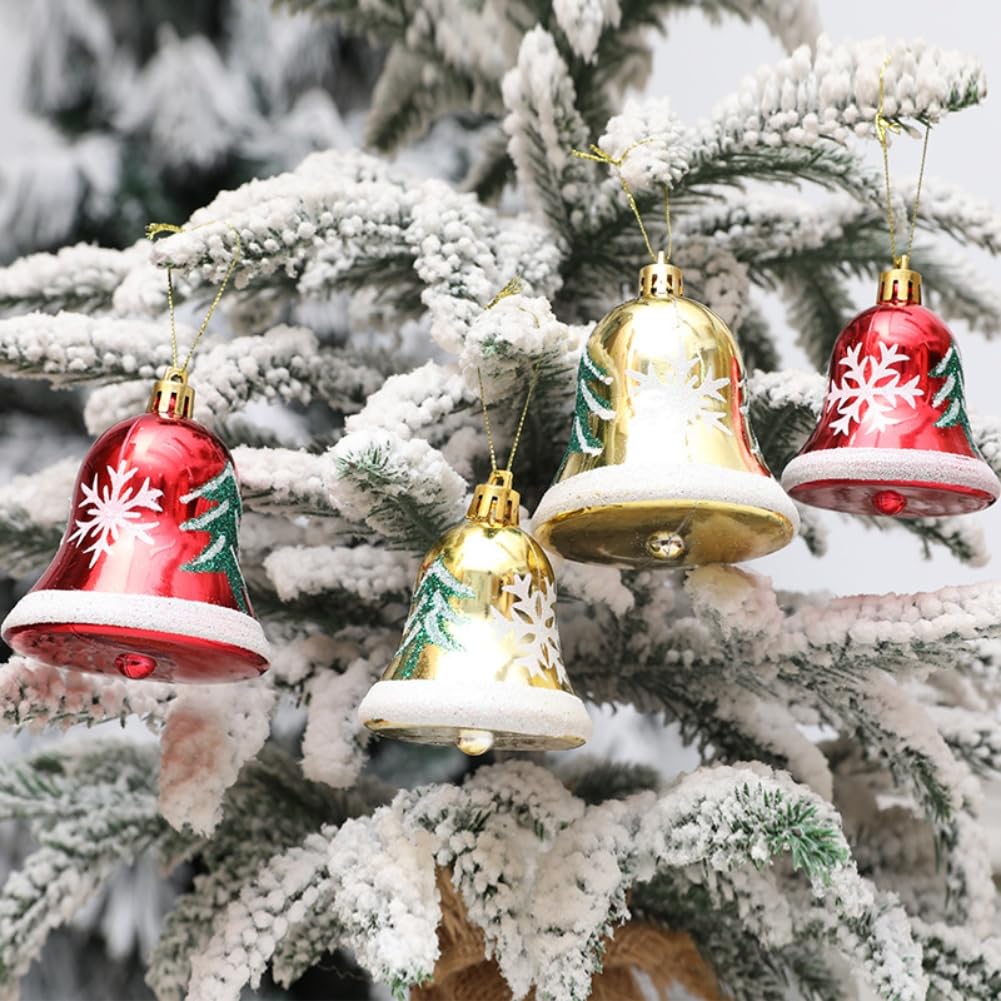 TONYSA 90cm / 35.4in Jupe De Sapin De Noël Pour Arbre De Noël Décorations De Fête De Vacances Blanc En Peluche Doré Sequin Flocon De Neige