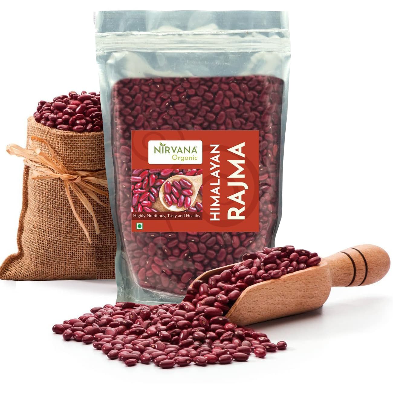 Nirvana Organic® Himalayan Rajma (500 Grams) Unpolished Red Kidney Beans Protein-Packed, High-Fiber Superfood Ideal for Heart Health & Weight Management (B09BB4Y39C) Amazon Price History, Amazon Price Tracker