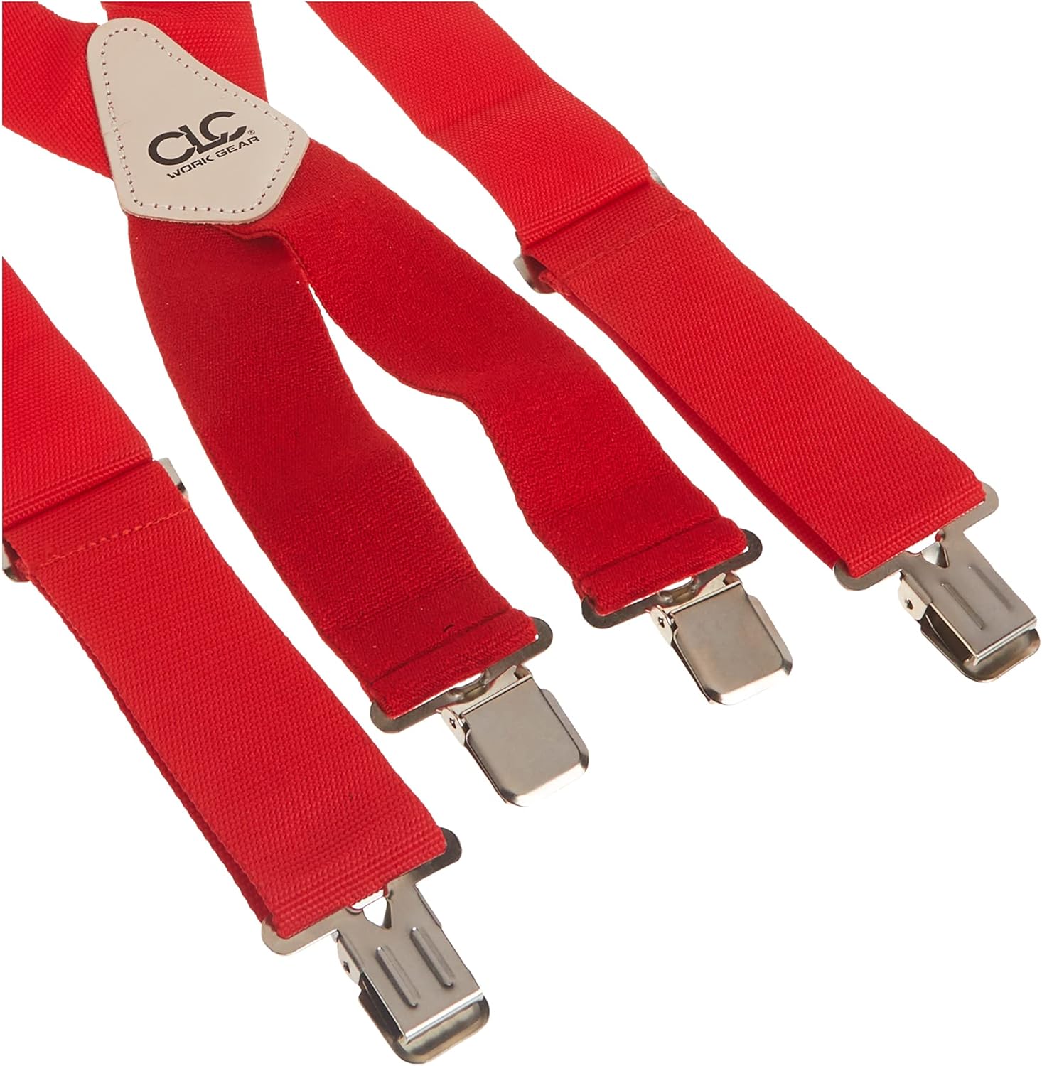 CLC Custom Leathercraft 110RED Heavy Duty Work Suspenders, Elastic Straps, One Size, Red : Clothing, Shoes & Jewelry