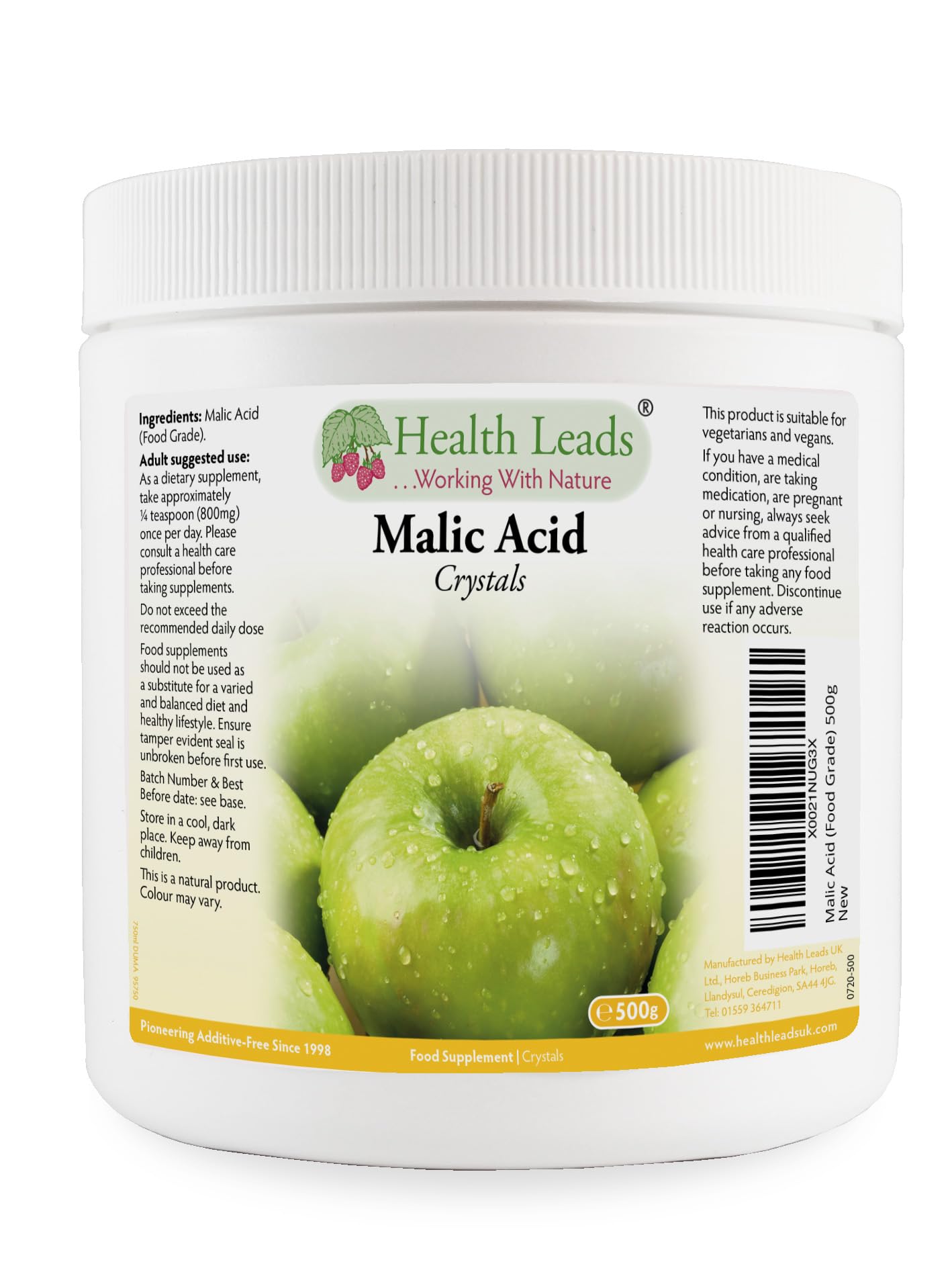 Malic Acid (Food Grade) 500g