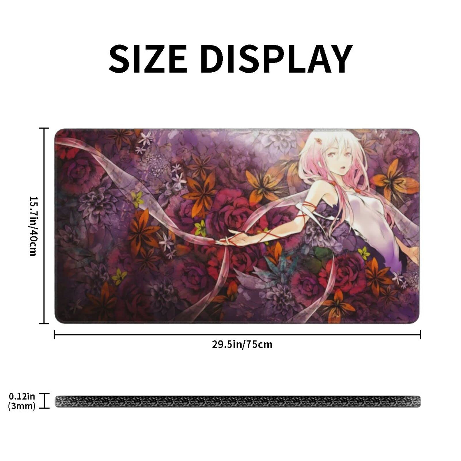 Amazon | ギルティクラウン 楪いのり 大型マウスパッド テーブルクロス