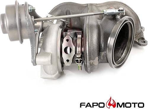 Miniatura 8 de FAPO MOTO 700HP Twin Turbos TD04 17T compatible con BMW N54 535i 135i Z4 X6 740i E60 E61 E82 E88 E89 F71 F01 F02 2008-2010 3.0L Actualización Billet