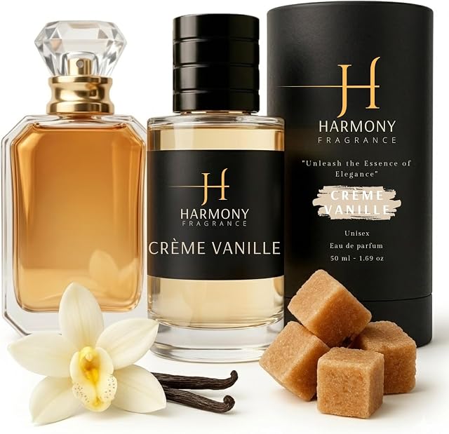 Crème Vanille - Harmony Fragrance - Eau de Parfum - Inspiré par Vanilla 28 - Parfum de luxe - Femmes Hommes Unisexe - Longue durée Fragrance - Fabriqué au Canada