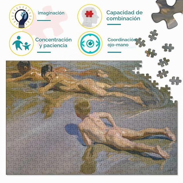 Foto 3 de 7 de Joaquín Sorolla Y Bastida Puzzle De 1000 Piezas, Museo Puzles, Arte Rompecabezas, Imposible Rompecabezas