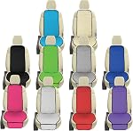 FH Group Car Seat Cover Cushion - 2 Pack Seat Covers for Cars Trucks SUV, Neosupreme Car Seat Cushions, Waterproof Car Seat Cover Cushion, Universal Fit Car Seat Protector Front Set Green