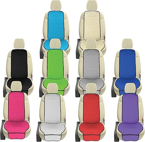 Miniatura 7 de FH GROUP Neosupreme - Juego de cojines para asiento delantero de automóvil, ajuste universal, cojín de asiento de automóvil con bolsillos