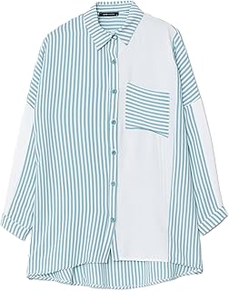 LC WAIKIKI Striped Oversize Women's Shirt