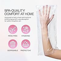 Vista 3 de Ivy L® - Revestimientos térmicos de cera de parafina para manos o pies, uso profesional o personal, 16 x 9 pulgadas