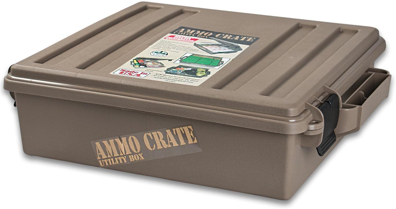 Doomsday Mystery Crate - Rugged Polymer Ammo Crate, Packed with Assortment of Survival, Outdoor, Emergency, Bug-Out and Other Gear, Worth a Combined $140 – Be Ready for Anything