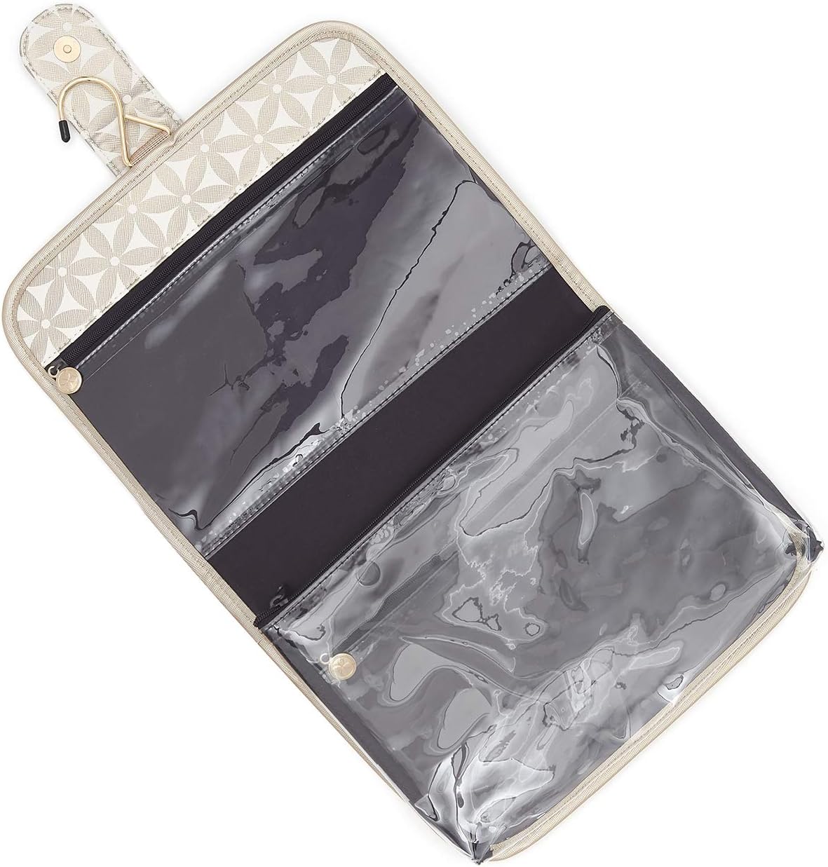 Victoria Green 'Kate' Hanging Wash Bag, Starflower Gold