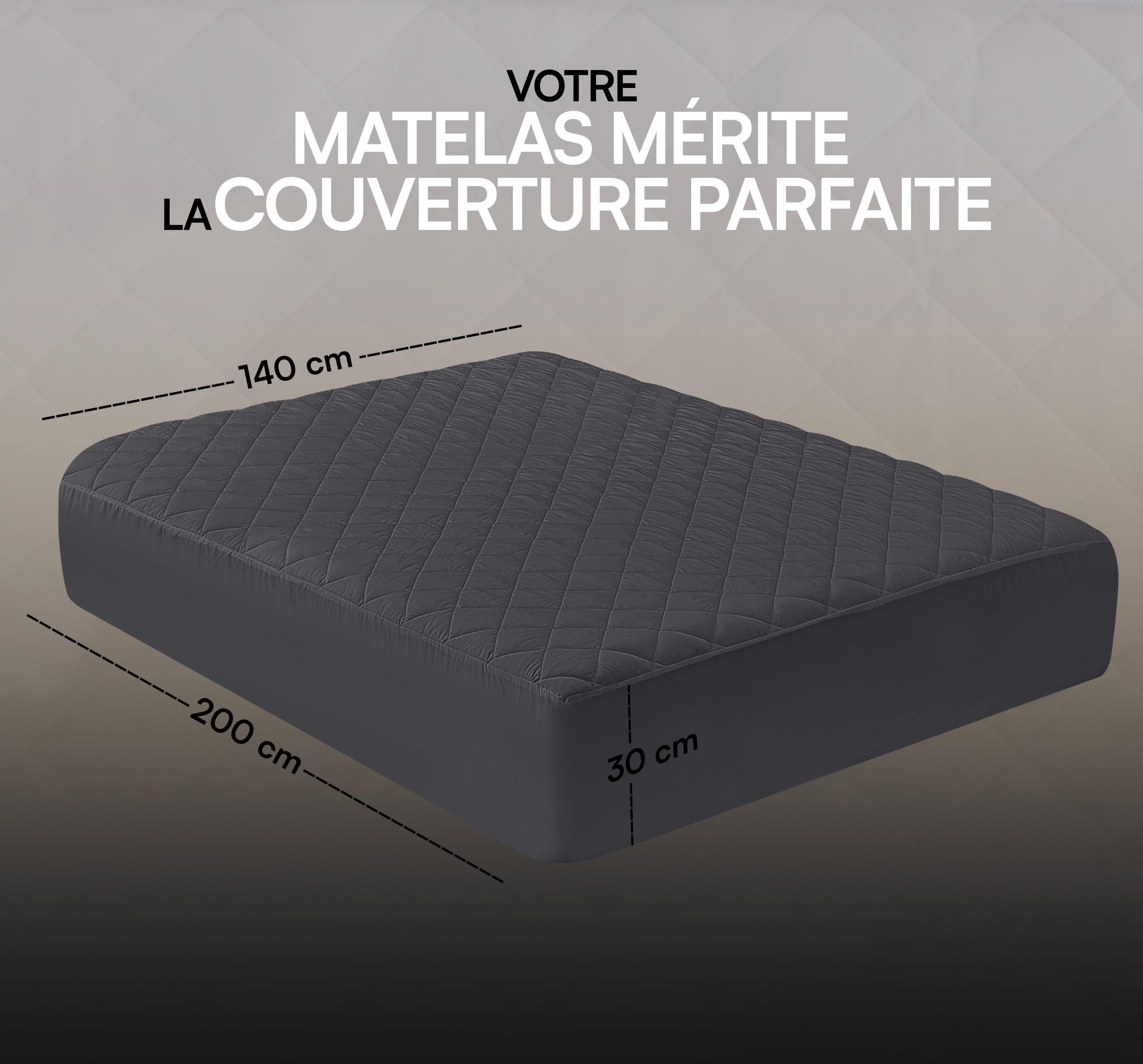 Protege Matelas 140x200 Impermeable Protège Matelas Imperméable, Absorbant Et Anti-acariens 140 X 190 Cm Utopia Bedding